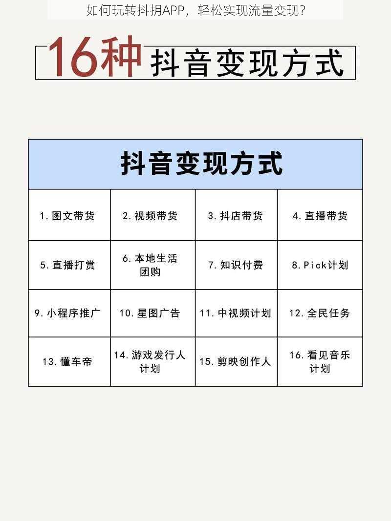 如何玩转抖抈APP,轻松实现流量变现?