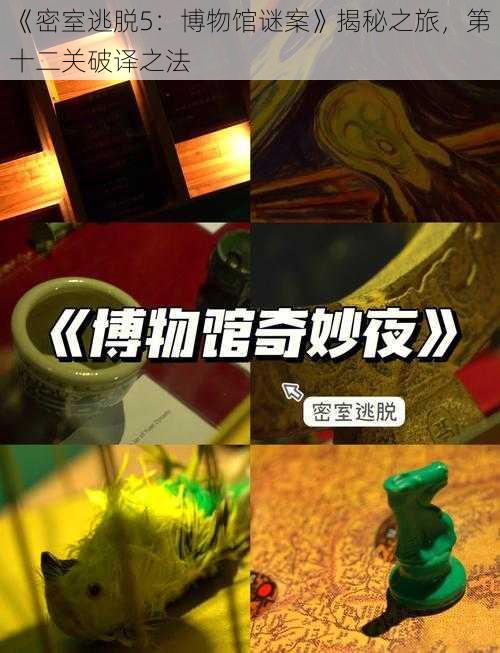 《密室逃脱5:博物馆谜案》揭秘之旅,第十二关破译之法